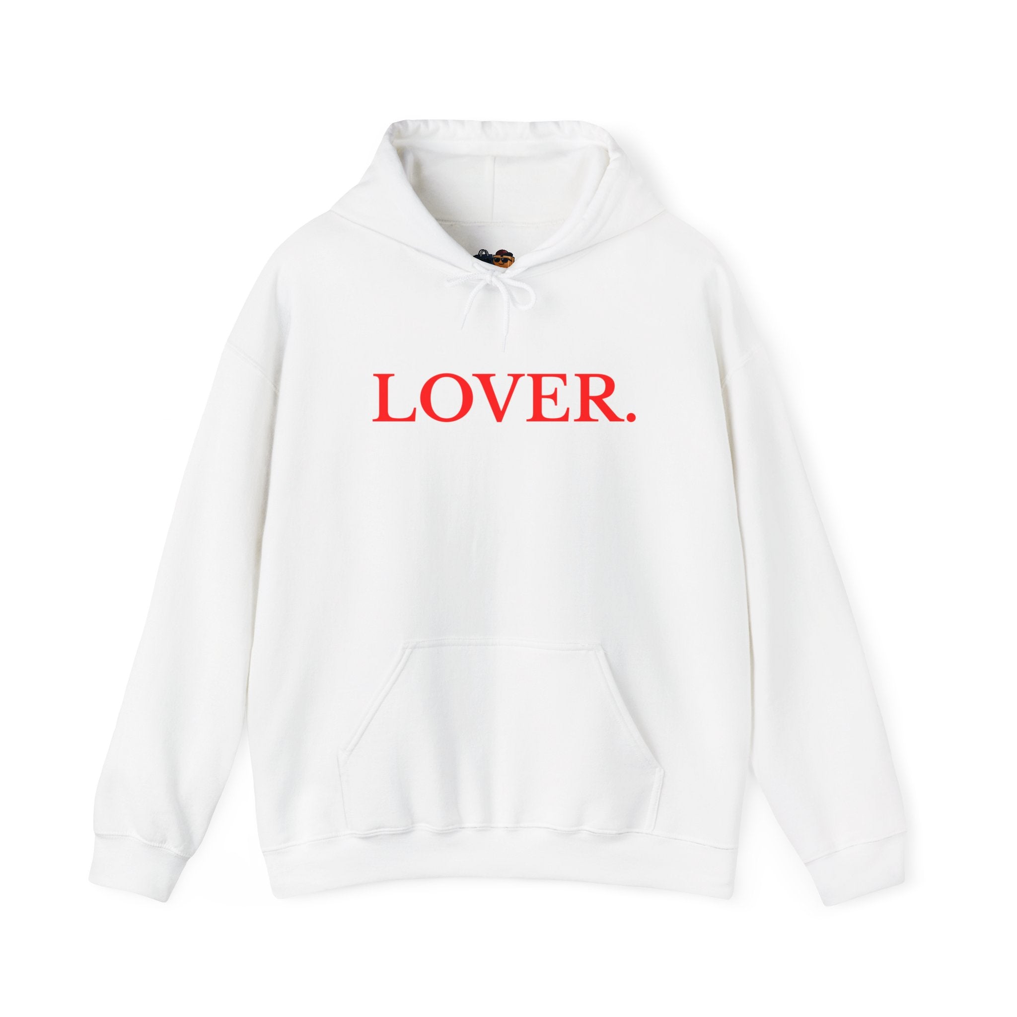 "Lover." Minimal Heavy Blend Hoodie