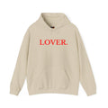 "Lover." Minimal Heavy Blend Hoodie