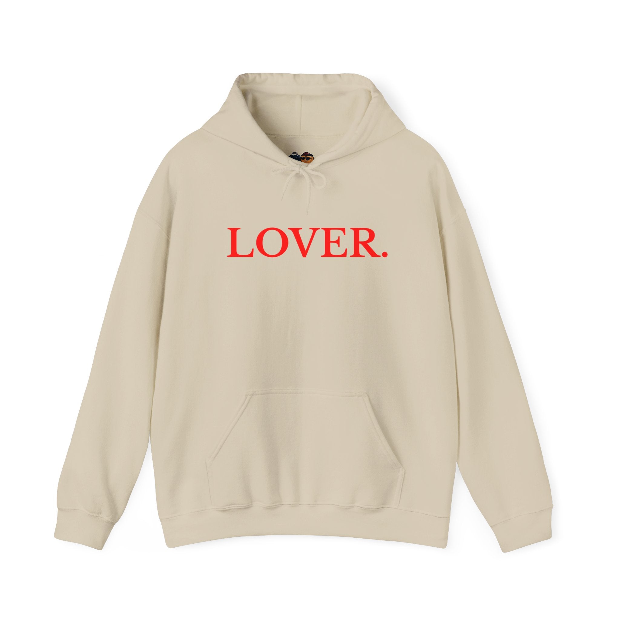 "Lover." Minimal Heavy Blend Hoodie