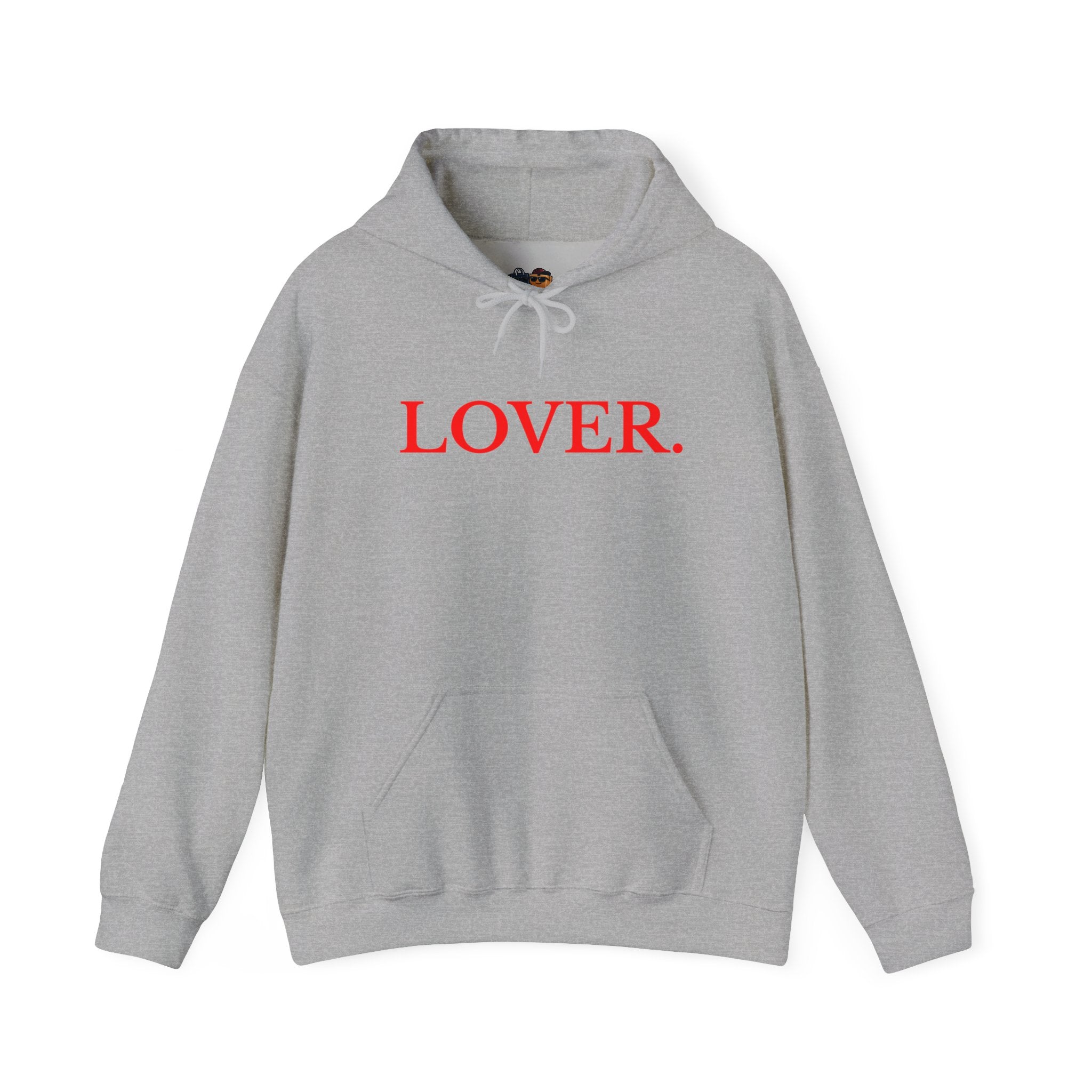 "Lover." Minimal Heavy Blend Hoodie