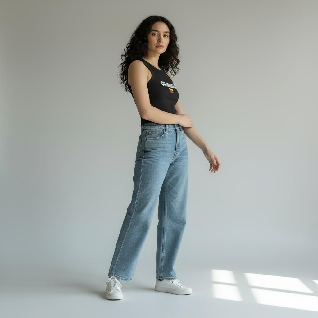 "Colombia" World Cup Fever Women's Cropped Tank