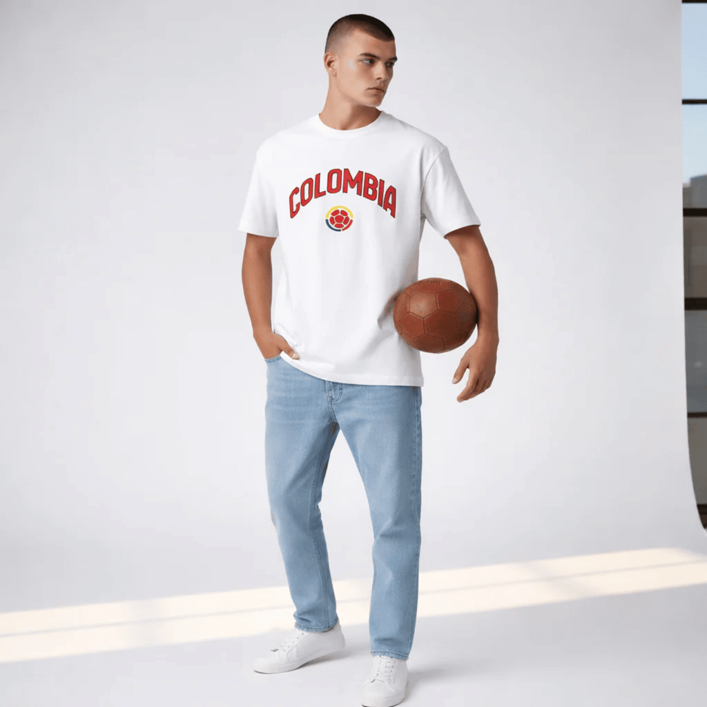 "Colombia" World Cup Fever Football Tee