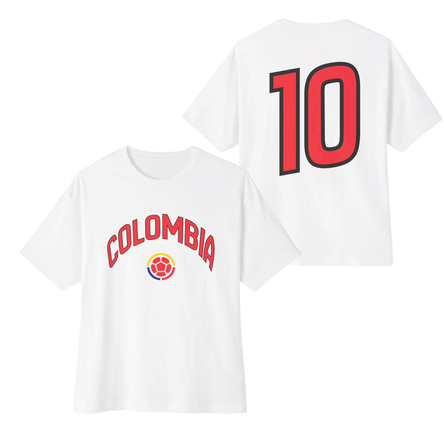 "Colombia" World Cup Fever Football Tee