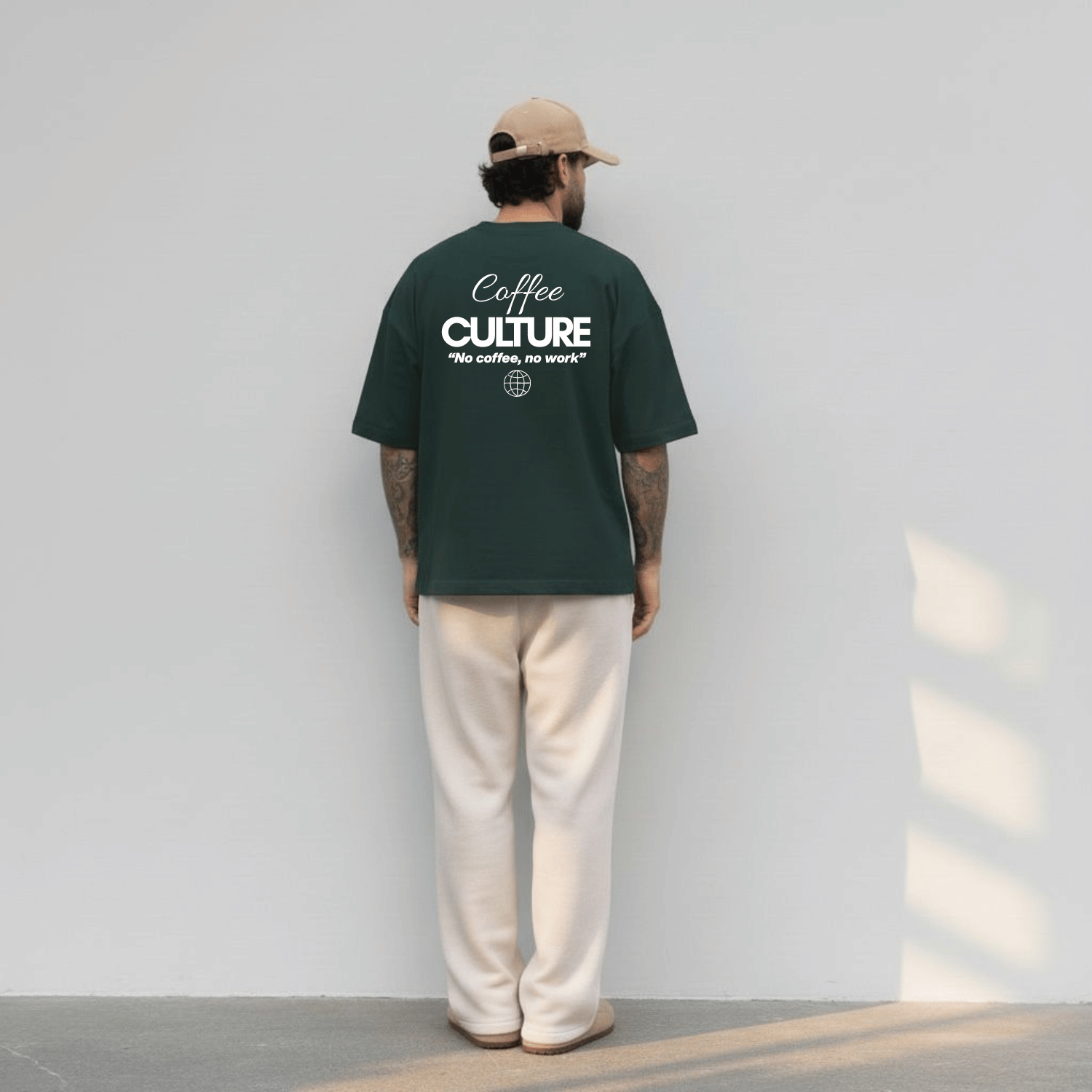 "No Coffee, No Work" Heavyweight Tee