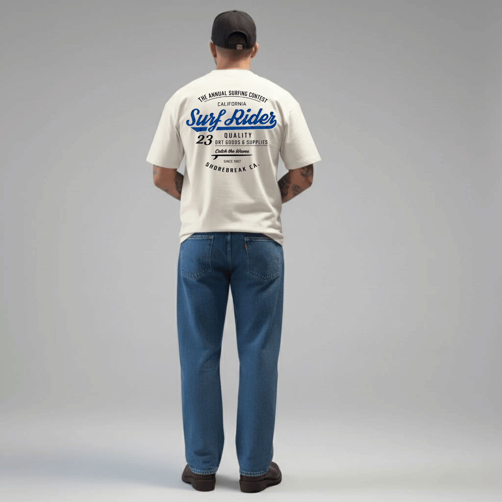 "Surf Rider" Vintage Heavyweight Tee